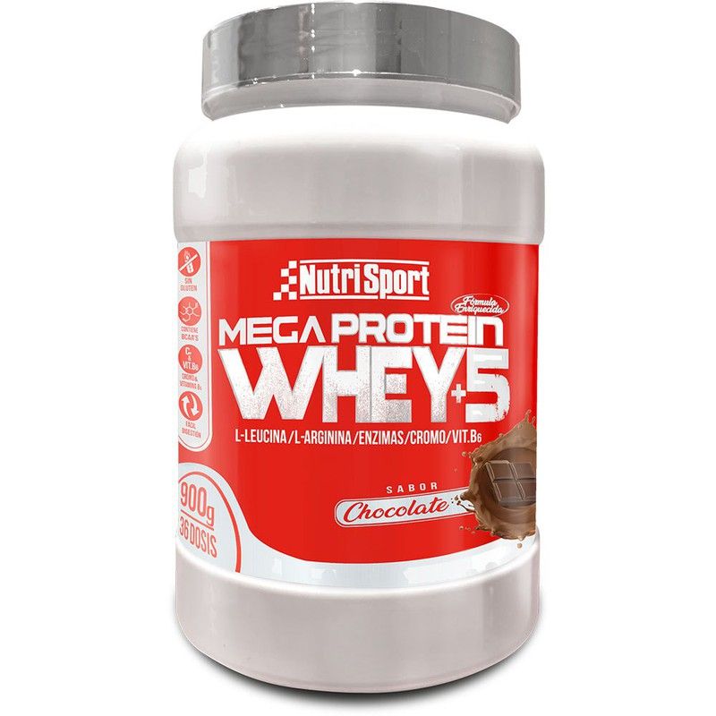 Nutrisport Mega Protein Whay 5 Chocolate 900 g
