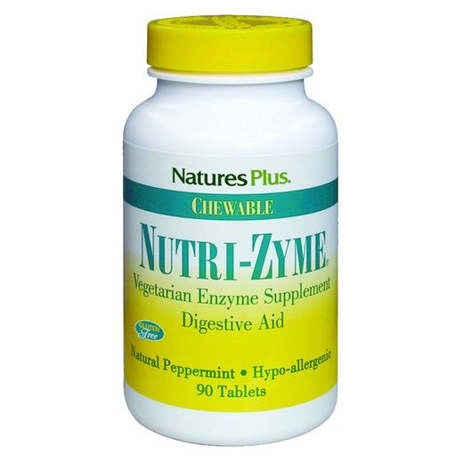 Nutrizyme 90 Comprimidos Masticables Natures Plus
