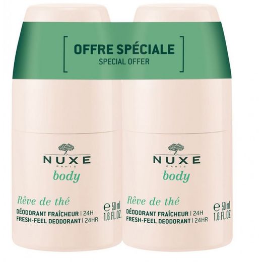 Nuxe Body Reve de The Desodorante Frescor 24h Duplo 2x50 ml