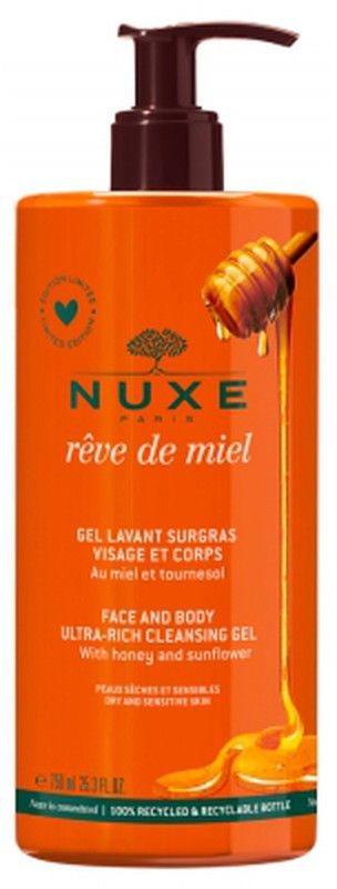 Nuxe Reve de Miel Gel Limpiador 750 ml