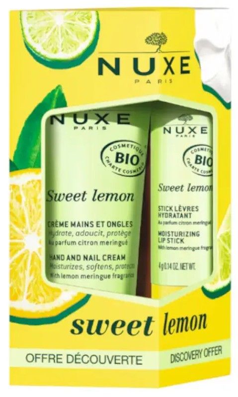 Nuxe Sweet Lemon Stick Labial + Crema de manos