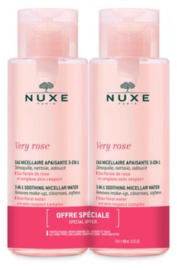 Nuxe Very Rose Agua Micelar Duplo 2x400 ml