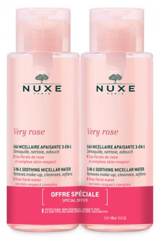 Nuxe Very Rose Agua Micelar Duplo 2x400 ml