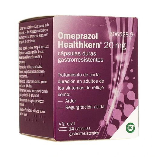 Omeprazol Healthkern 20 Mg 14 Capsulas Gastrorresistentes