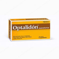 Optalidon 500/75 Mg 6 Supositorios