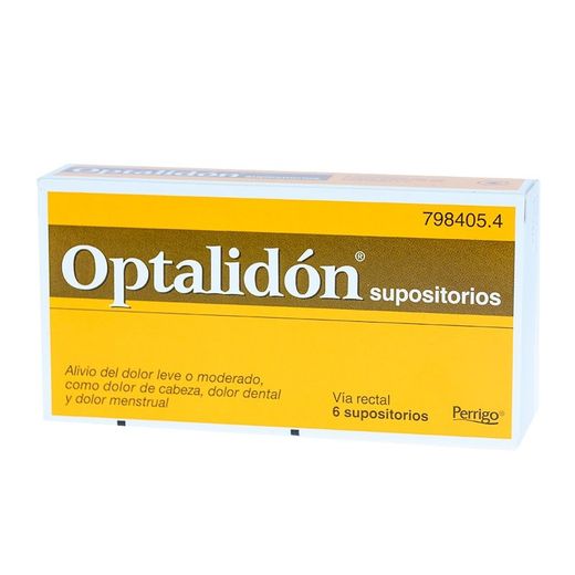 Optalidon 500/75 Mg 6 Supositorios