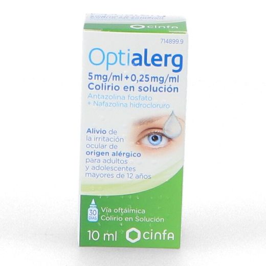 Optialerg 5/0.25 Mg/Ml Colirio 1 Frasco Solucion