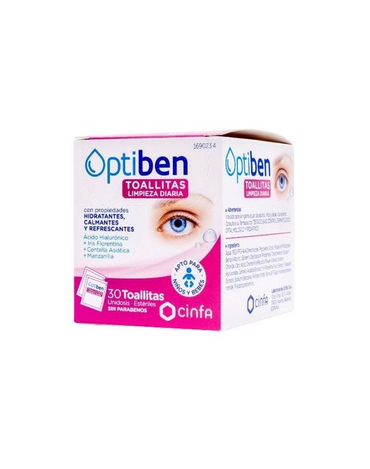 Optiben Toallitas 30 Unidades