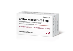 Oralsone Adultos 2.5 Mg 12 Comprimidos Para Chup