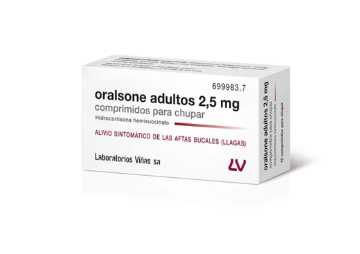 Oralsone Adultos 2.5 Mg 12 Comprimidos Para Chup