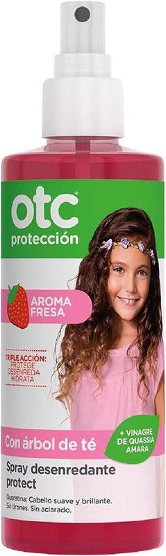 Otc Antipiojos Protege Spray Desenredante Fresa 250 ml