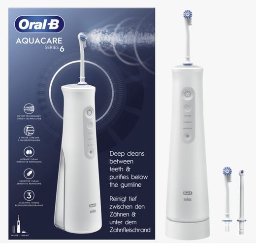 Oxyget Irrigador Bucal Eléctrico Oral-B Aqua Care