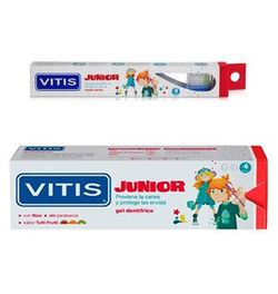 Pack Vitis Junior Gel + Cepillo + Boligrafo