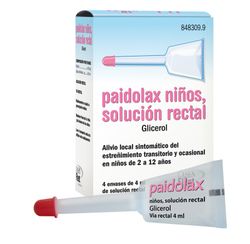 Paidolax 3.28 Ml Solucion Rectal 4 Enemas 4 Ml