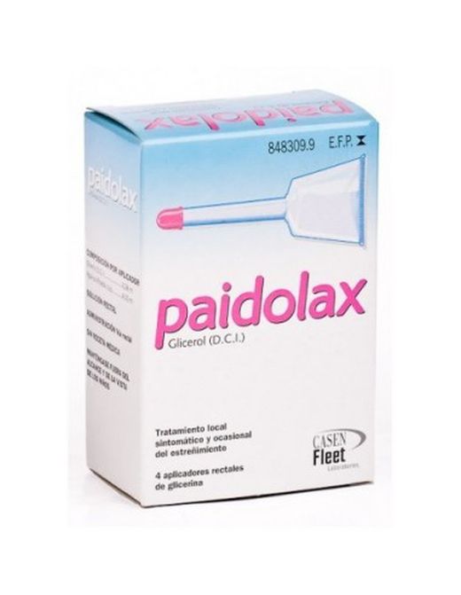 Paidolax 3.28 Ml Solucion Rectal 4 Enemas 4 Ml