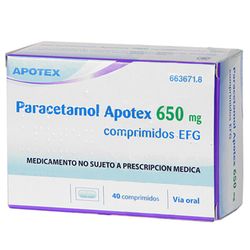 Paracetamol Apotex Efg 650 Mg 20 Comprimidos