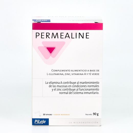 Permealine 20 Sticks Sabor Naranja