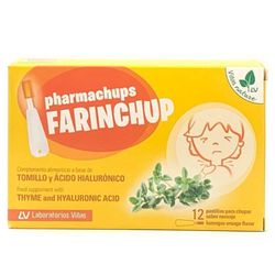 Pharmachups Farinchup 12 Pastillas Sabor Naranja