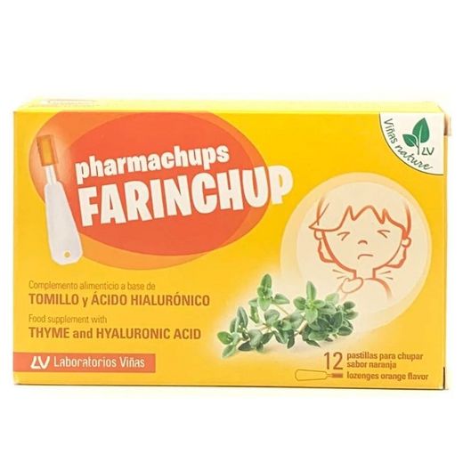 Pharmachups Farinchup 12 Pastillas Sabor Naranja