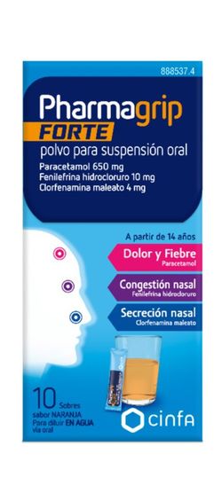 Pharmagrip Forte 10 Sobres