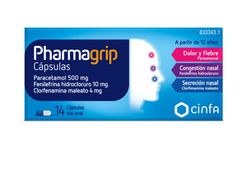 Pharmagrip 500/4/10 Mg 14 Capsulas