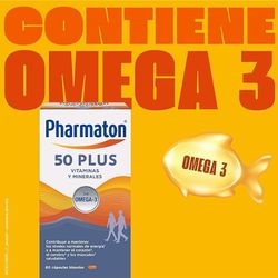 Pharmaton 50 Plus 60 cápsulas blandas