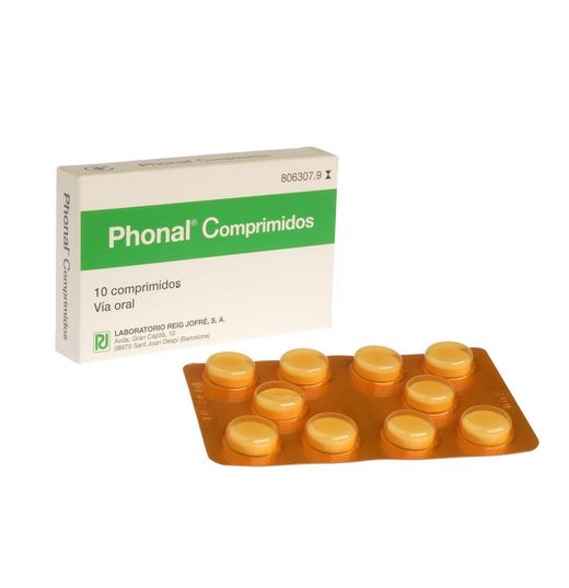 Phonal 10 Comprimidos Para Chupar