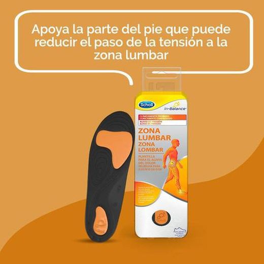 Plantilla Scholl zona lumbar In-Balance