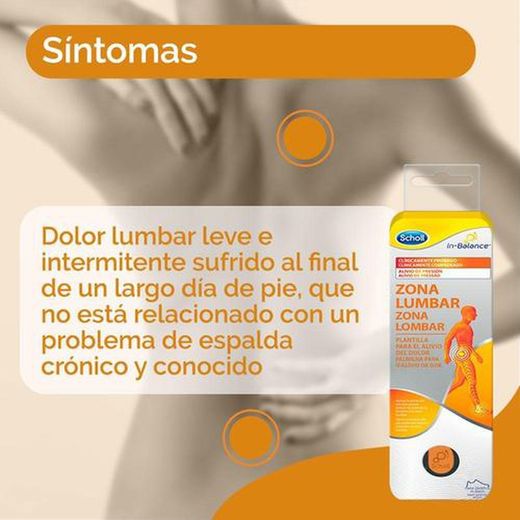 Plantilla Scholl zona lumbar In-Balance