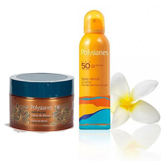 Polysianes spray sedoso al monoi spf 50 klorane + Polysianes crema de monoi klorane 200 ml