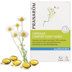 Pranarom Allergoforce Confort Ojos y Nariz 30 cápsulas