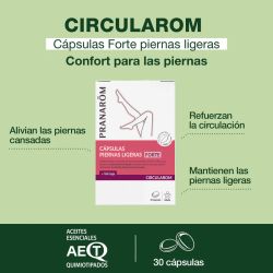 Pranarom Circularom Forte Piernas Ligeras 30 Caps