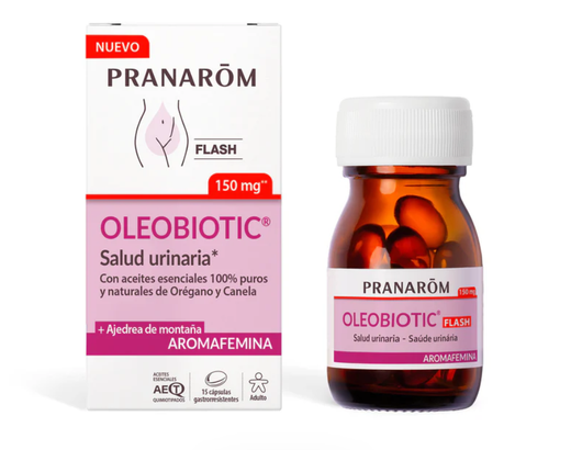 Pranarom Oleobiotic Salud Urinaria Flash 15 Capsulas