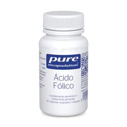 Pure Ácido Fólico 60 cápsulas