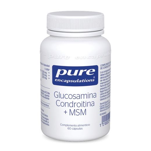 Pure Encapsulations Glucosamina Condroitina + MSM 60 caps