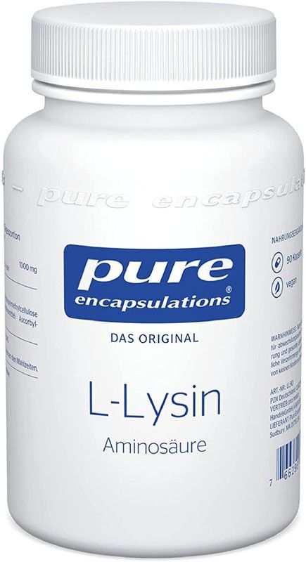 Pure L-Lisina 90 Cápsulas