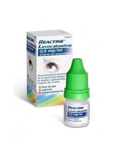 Reactine Levocabastina 0.5 Mg/Ml Colirio 1 Frasco