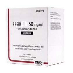 Regaxidil 50 Mg/Ml Solucion Cutanea 3 Frascos 60ml