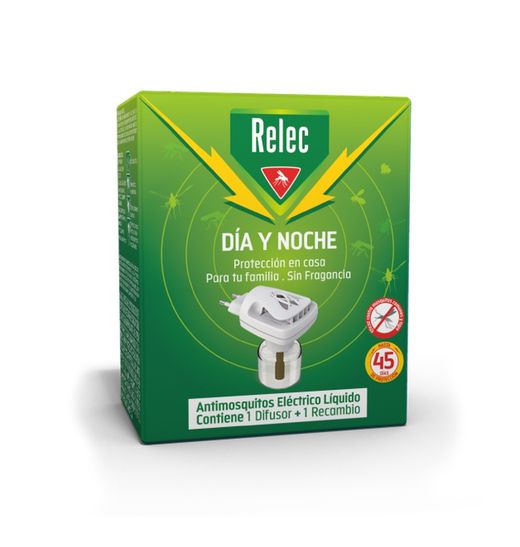 Relec Día y Noche Antimosquitos Eléctrico Líquido