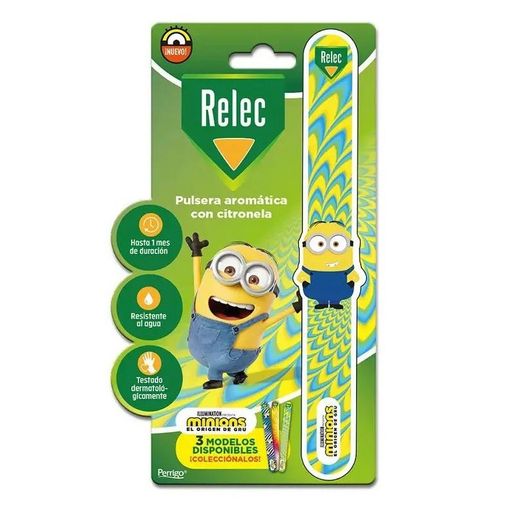 Relec Pulsera Aromática Minion Amarillo