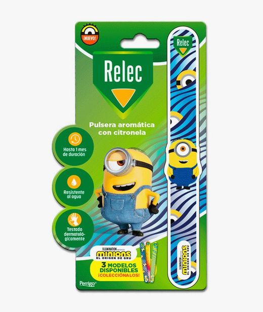 Relec Pulsera Aromática Minion Azul