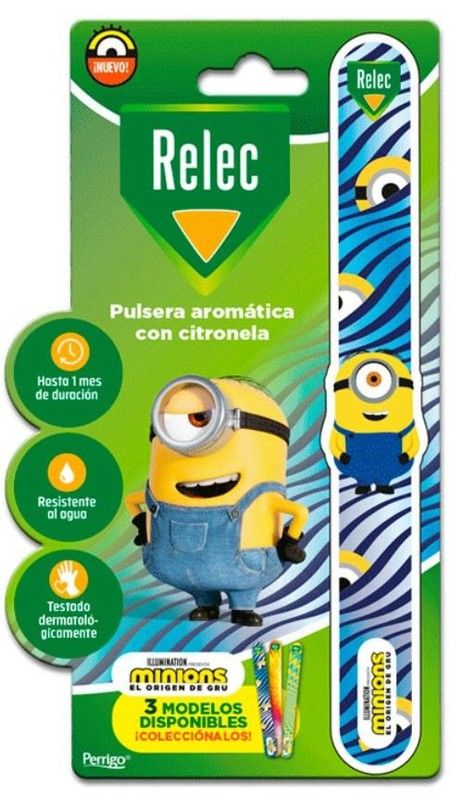 Relec Pulsera Aromática Minion Azul