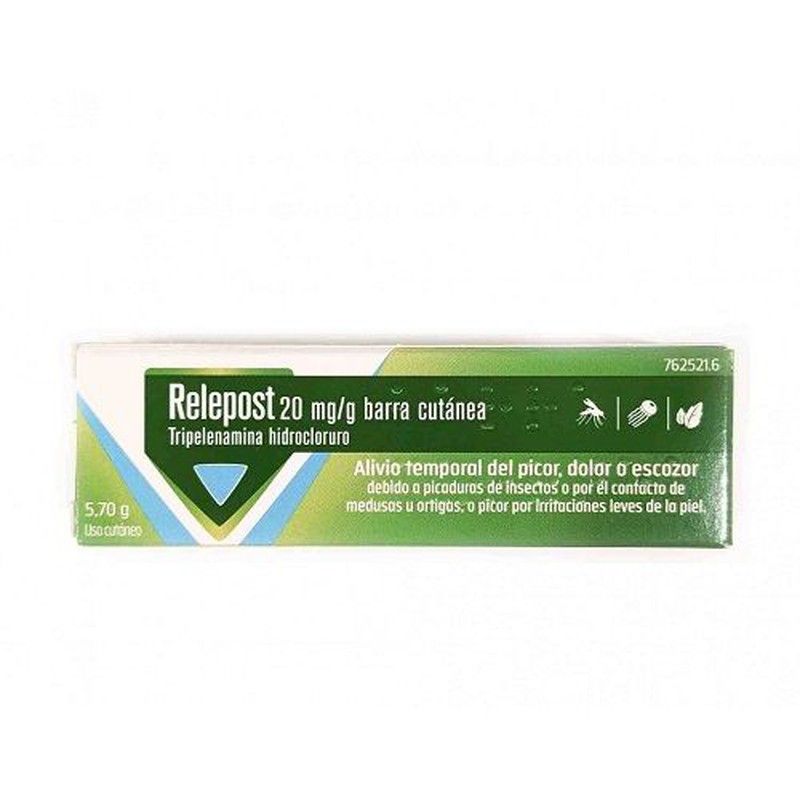 Relec Relepost 20mg/g Barra Cutanea