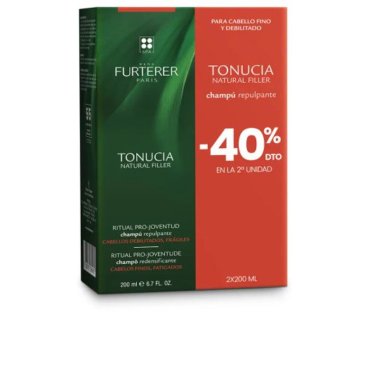 Rene Furterer Tonucia Natural Filler Champú Repulpante 200 ml Duplo