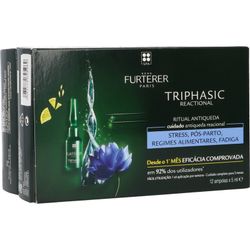 Rene Furterer Triphasic Reactional Tratamiento Anticaída Reaccional 12 ampollas x 5 ml