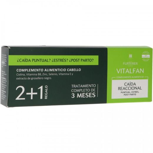 Rene Furterer Vitalfan Anticaída Reaccional 60 Cápsulas + 30 Gratis