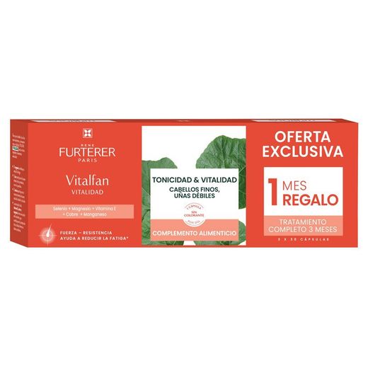 Rene Furterer Vitalfan Vitalidad 3x30 Cápsulas