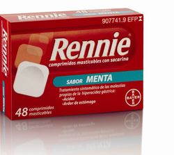 Rennie 48 Comprimidos Masticables C/ Sacarina