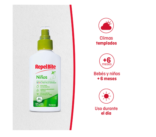 Repel Bite Niños Spray Repelente 100ml