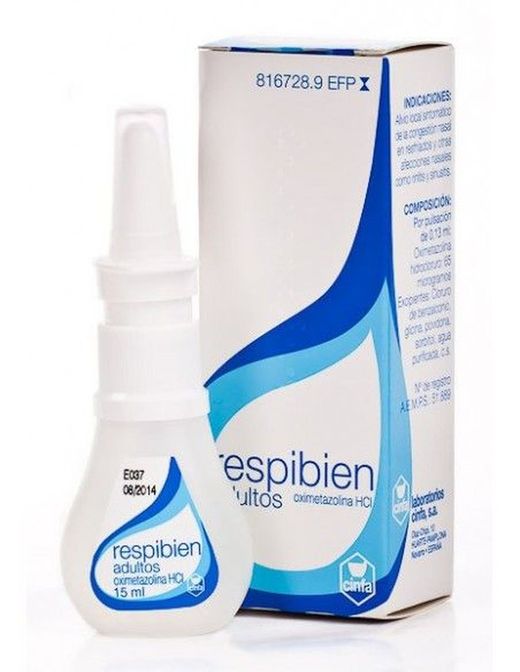 Respibien 0.5 Mg/Ml Nebulizador Nasal 15 Ml